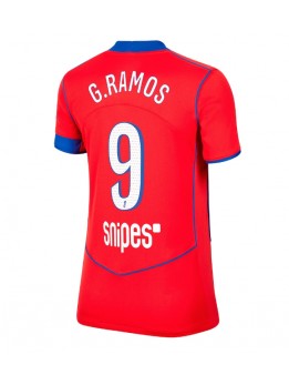 Billige Paris Saint-Germain Goncalo Ramos #9 Tredjedrakt Dame 2025-26 Kortermet